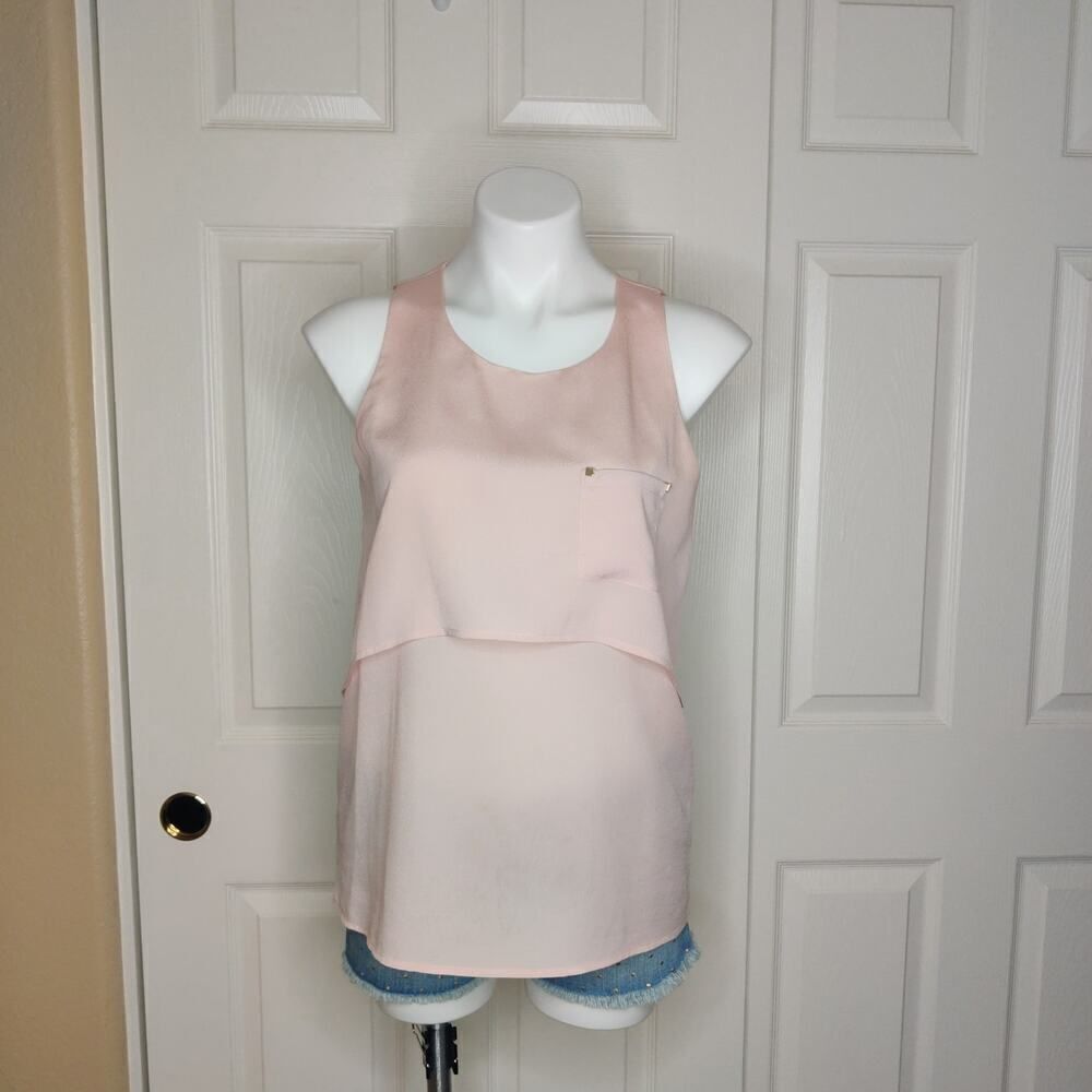 Ivanka Trump dressy layered sleeveless top sz S